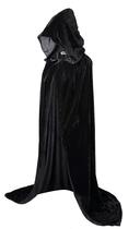 Capa de fantasia de Halloween VGLOOK unissex para adultos preta