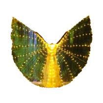 Capa De Fantasia LED Angelodini Com Asas Luminosas Para Adultos E Crianças, Show De Circo, Vestuário