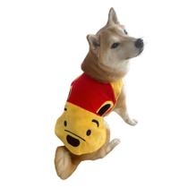 Capa de fantasia para cães e gatos ComfyCamper Yellow Bear