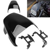 Capa De Farol De Plástico Preto Para Motocicleta Harley Sportster S 1250 RH1250 2021-2022