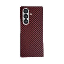 Capa De Fibra De Carbono Com Padrão Kevlar Para Samsung Galaxy Z Fold 7 6 5 4 3, Anti-queda, Capa - NONE