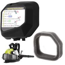 Capa de Filtro de Ar HTJYMY para Soprador Ryobi RY38BP 38cc