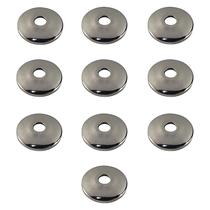Capa de flange para canopla Miiflex 1/2" aço, kit com 10 unidades Capa de flange para canopla Miiflex 1/2" aço, kit com 10 unidades