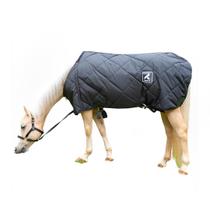 Capa de frio cavalo p preto