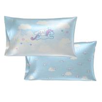 Capa de fronha Cinnamoroll Beauty Silky Satin, pacote com 2 unidades, 50x75cm Capa de fronha Cinnamoroll Beauty Silky Satin, pacote com 2 unidades, 50x75cm