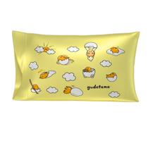 Capa de fronha Franco Collectibles Hello Kitty & Friends Gudetama Beauty Silky Satin Standard reversível 20x30cm Capa de fronha Franco Collectibles Hello Kitty & Friends Gudetama Beauty Silky Satin Standard reversível 20x30cm