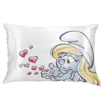 Capa de fronha Smurfs Smurfette Silky Satin 20x30 cm