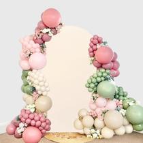 Capa de fundo em arco de casamento, elastano bege, 2 m x 2 m, Lie-house