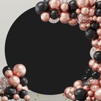Capa de Fundo Redonda Preta GUANSEN (2,3m) - Ideal para Casamento