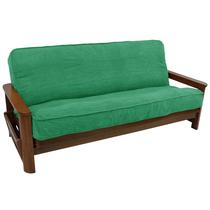 Capa de futon Blazing Needles Solid Microsuede Full Emerald Capa de futon Blazing Needles Solid Microsuede Full Emerald