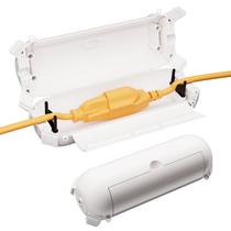 Capa de gerenciamento de cabos Restmo 18x6x6cm IP44 à prova d'água, pacote com 2 Capa de gerenciamento de cabos Restmo 18x6x6cm IP44 à prova d'água, pacote com 2