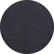 Capa de giratório de Mesa de Tecido Poá Preto Capa de giratório de Mesa de Tecido Poá Preto