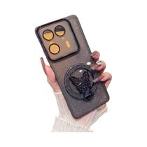 Capa De Glitter Com Suporte Para Motorola Edge 50 Fusion pro Ultra Macia