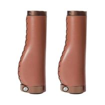 Capa De Guidão De Bicicleta Ergonômica Antiderrapante Em Couro Macio Para MTB, 1 Par