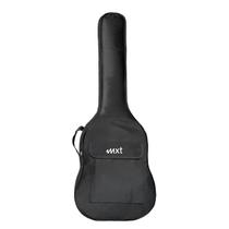 Capa de guitarra classic luxo 600d, 8mm, com alça de mão e dupla de ombro, preta