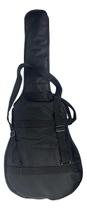 Capa de guitarra classic luxo 600d, 8mm, com alça de mão e dupla de ombro, preta