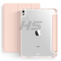 Capa de iPad 10 ª Geração 2022 10.9" A2696 A2757 Capinha Protetora C/ Fundo Transparente Fosco Case c Espaço p Caneta Anti Risco Anti Queda/ Impacto