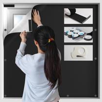 Capa de janela Blackout BKSAI 100% Blackout 145x200cm, pacote com 2