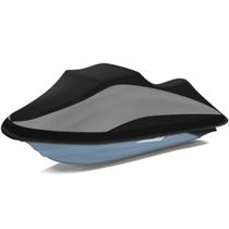 Capa de jet ski rebocável Tokept de 3 lugares 136-145L preta e cinza Capa de jet ski rebocável Tokept de 3 lugares 136-145L preta e cinza