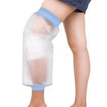 Capa de joelho impermeável Zoyehoo para banho adulto após cirurgia