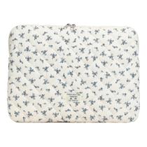 Capa de laptop fofa BBIQI de 13-15,6 polegadas acolchoada floral
