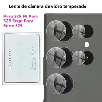 Capa De Lente De Câmera De Vidro Temperado HD Para Samsung Galaxy S25FE S24 S23 S22 Ultra plus