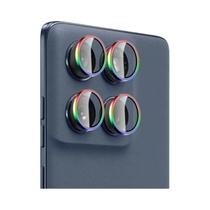 Capa De Lente Traseira Em Vidro De Alumínio 9D Para Câmera Motorola Edge 60 Fusion 5G Para Moto