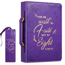Capa de livro FINPAC Large Vegan Leather Purple 30x21x6 cm Capa de livro FINPAC Large Vegan Leather Purple 30x21x6 cm