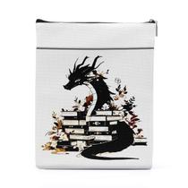 Capa de livro QINGTAI Fantasy Dragon Sleeve com organizador Capa de livro QINGTAI Fantasy Dragon Sleeve com organizador
