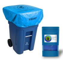 Capa de lixo Trash Smell Buster Biodegradável 360L, pacote com 3