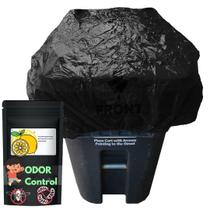Capa de lixo Trash Smell Buster para lixeira de 240 litros com aroma de limão Capa de lixo Trash Smell Buster para lixeira de 240 litros com aroma de limão