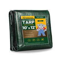 Capa de lona SUNLITAP 3x3,6 m 0,13 mm, lonas de poliéster impermeáveis verdes