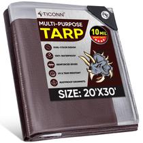 Capa de lona TICONN Heavy Duty à prova de rasgos e rasgos