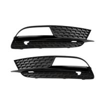 Capa De Luz De Neblina Para Audi A5 2012-2016, Grade De Corrida Com Moldura Preta, 2 Peças