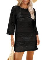 Capa de maiô SAMPEEL Beach Vacation Black Acrylic M