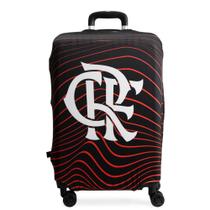 Capa de Mala Média Flamengo CRF Oficial Preta Capa de Mala Média Flamengo CRF Oficial Preta