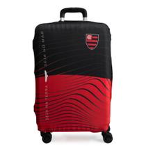 Capa de Mala Média Flamengo Rubro Negro Oficial Preto e Vermelha