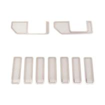 Capa De Malha Para Base Do Limpador Frontal Do Jeep Wrangler JL Gladiator JT 2024, Painel De