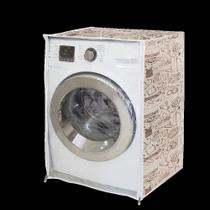 Capa De Maquina De Lavar Abertura Frontal Lavanderia C/ Ziper Gg