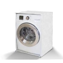 Capa de Maquina de Lavar com Abertura Fronta - Franelada Grossa - 83x62 - Samsung Brastemp Electrolux LG - PANAMI - Prast Leo