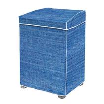 Capa De Máquina De Lavar Estampa Jeans - P Capa De Máquina De Lavar Estampa Jeans - P