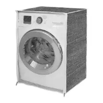 Capa De Maquina Lavar Forro Grosso Abertura Frontal até 11Kg