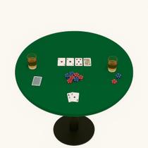 Capa de mesa de feltro Feltectors para jogos de cartas redonda de 147 a 163 cm
