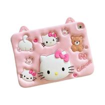 Capa De Mesa De Silicone Hello Kitty Para iPad pro 11 Polegadas Mini 9.7 10.2 10ª 9ª 8ª 7ª Geração