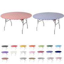 Capa de Mesa Designs by DaVal Pacote com 10 Unidades Redondas de 152 cm Capa de Mesa Designs by DaVal Pacote com 10 Unidades Redondas de 152 cm