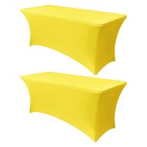 Capa de mesa: elastano elástico obstal para mesa dobrável de 6 pés