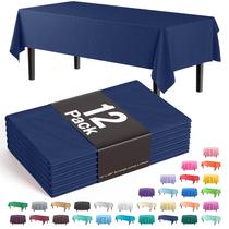 Capa de mesa Exquisite Premium Plastic 137 cm x 274 cm azul marinho