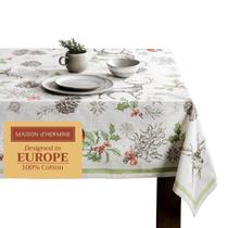 Capa de mesa Maison d' Hermine Christmas Dew 100% algodão 60x60cm Capa de mesa Maison d' Hermine Christmas Dew 100% algodão 60x60cm