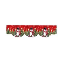 Capa De Mesa Vermelha De Natal, Cachecol Para Lareira, Enfeites De Boneco De Neve, Decoração Para Capa De Mesa Vermelha De Natal, Cachecol Para Lareira, Enfeites De Boneco De Neve, Decoração Para
