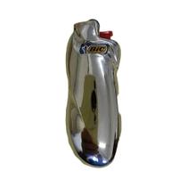 Capa De Metal Cromada Em Liga De Zinco Brilhante Para Isqueiro Bic Pequeno J5 J25 Acessórios Para